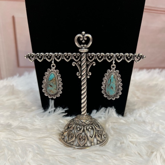 Jewelry - Women’s Turquoise Sunspirit Teardrop Earrings